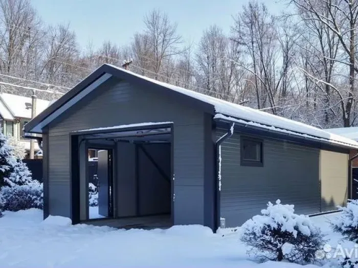 Гараж из сэндвич панелей 6х10м (60м²)